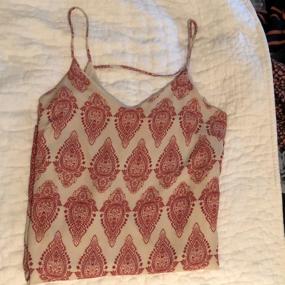 Coral and Cream Soprano Mini Dress